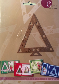 Stickschablone Tannenbaum
